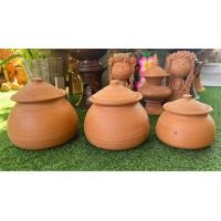 ราคา หม้อดินเผาขนาดกว้าง6 8นิ้ว หม้อต้มยา ต้มสมุนไพร ต้มสุกกี้ ต้มอาหาร ถ่ายวีดีโอก่อนแกะสินค้าทุกครั้ง (17652376545)