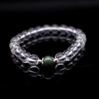 ราคา สร้อยข้อมือหินนำโชคเคลียร์ ควอตซ์ หรือ ควอตซ์ใส Clear Quartz และหยก Jade ขนาด 8 มิล พร้อมใบรับรองจากทางร้าน (20832949143)