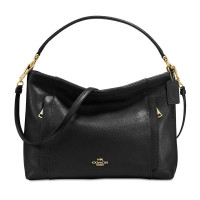 ราคา กระเป๋าสะพาย COACH แท้ รุ่นหรูจาก Shop หนังแท้ หนังนิ่ม ทรงสวยหรู มีสายยาว ใช้งานง่าย COACH 24770 Scout Hobo in Pebble Leather (12705055301)