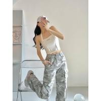 ราคา ส่งของ กางเกงขายาว กางเกงคาร์โก้ กางเกงคาร์โก้ผู้หญิง กางเกงขายาวลําลอง ผ้าเดรป ขากว้าง ลายพราง สไตล์ฮิปฮอป แฟชั่นเร สําหรับผู้ชาย และผู้หญิง (19691837329)