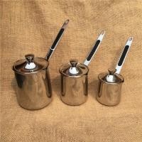 ราคา Taobao Collection หม้อกาแฟตุรกีหม้อกาแฟพร้อมที่จับสแตนเลสหม้อต้มนม (11964115581)