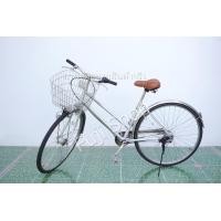 ราคา จักรยานแม่บ้านญี่ปุ่น ล้อ 27 นิ้ว มีเกียร์ อลูมิเนียม สีเงิน จักรยานมือสอง (20003314741)