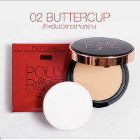 ราคา ใหม่ POLLY ROSE แป้งผสมรองพื้นปกปิดเนียนสวย กันน้ำกันเหงื่อ PHOTOGENIC EXTRA COVERAGE POWDER FOUNDATION SPF 35 PA (18562001569)