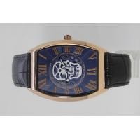 ราคา นาฬิกาข้อมือผู้ชายหญิง เรือนทองเคลือบPink gold สายหนังแท้ ระบบ Quartz 3เข็ม หน้าปัดคลาสสิค killing ขนาดหน้าปัด30mmx38mm รุ่น CON 7030P (20385058910)