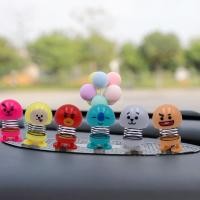 ราคา ตุ๊กตาหัวโยก ตุ๊กตาดุ๊กดิ๊ก ตุ๊กตาติดหน้ารถ น่ารักดุ๊กดิ๊กเด้งดึ๋ง คละแบบสูง 8 เซนติเม GZWW001 (18444749706)