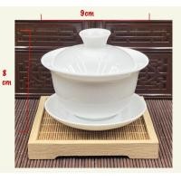 ราคา ก้ายหว่านเซรามิก100cc 白瓷盖碗100cc Ceramic Teapot Gai Wan 100cc (20606038714)