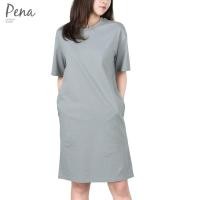 ราคา Pena house เดรสสั้น ผ้ายืด สีพื้น PSDS001 (16438142174)