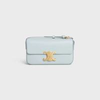 ราคา CELINE TRIOMPHE SHOULDER BAG IN SHINY CALFSKINBLACK (21228282572)