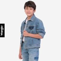 ราคา WRANGLER KIDS เสื้อแจ๊คเก็ตเด็กผู้ชาย คอลเลคชั่น Fabric Blocking ทรง REGULAR รุ่น WK S523BJKTN15 (19687783915)