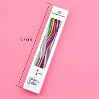 ราคา เทียนวันเกิด เทียนเเฟนซี เทียนปักเค้กวันเกิด แบบเกรียว สำหรับตกแต่งเค้ก (20952687900)