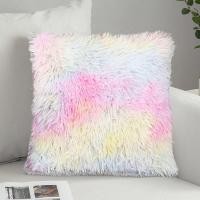 ราคา ผ้าคลุมหมอนอิงโซฟาประดับตกแต่งเบาะนุ่มๆเนื้อนิ่มเนื้อแข็งขาวชมพูเทาปลอกหมอนสำหรับบ้าน43x43cm คลุมหมอนอิงขนเฟอร์ (17114730337)