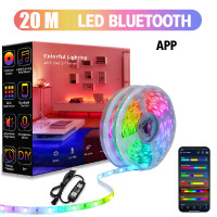 ราคา ไฟประดับห้อง ไฟเส้น ไฟแต่งห้อง แถบไฟ LED ไฟ RGB ไฟติดผนังห้อง ไฟLED ติดห้อง ไฟตกแต่งห้องนอน (20661749448)