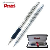 ราคา Pentel ปากกาลูกลื่น B460 ดินสอกด SS475 เพนเทล พร้อมกล่องปากกา (12132783678)