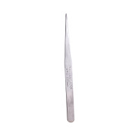 ราคา แหนบปากตรงปลายแหลม 12 5 cm TWEEZERS ที่คีบ ปากคีบ สแตนเลส แหลมปากแหลม คีบหนีบชิ้นงาน (20998814941)