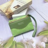 ราคา 3014กระเป๋าสตางค์ใบสั้น3พับกระเป๋าสตางค์ใบสั้น มีซิปใบสำหรับใส่เหรียญ (19515347330)