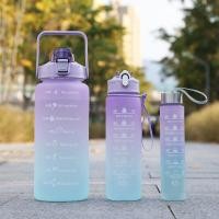 ราคา ขวดน้ำ กระบอกน้ำ 2ลิตร ลิตรบอกเวลา น่ารัก แบบพกพา 1 ชุด 3 ชิ้น superขนาดใหญ่ความจุกีฬา BPA FREE พลาสติก PC กระบอกน้ำสุดฮิต 500 900 2000ml Water Bottles 1112 (17227585001)