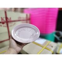 ราคา 12ใบ จานเปลไข่ 8 นิ้ว พลาสติกเมลามีน จานรองใบเล็ก จานผัดผัก จานเสือร้องไห้ จานใส่ลาบ สีฟ้าสีขาวสีชมพู (19106769776)