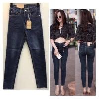 ราคา กางเกงยีนส์ขาเดฟขาตัด ฮิตสุดด ผ้าสราฟ งานป้าย Jeans House (7156454988)