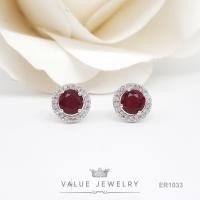 ราคา Value Jewelry ER0128 กว้าง1cmยาว1cm เครื่องประดับเพชรCZ เกรดพรีเมี่ยม หนีบ ห่วง ระย้า คริสตัล เพชร สร้อยข้อมือ สร้อยคอ แหวน (5643102051)