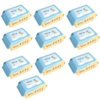 ราคา ทิชชูเปียก Baby wipes ทิชชู่เปียกสำหรับแด็ก 50แผ่น ห่อ ผ้าเช็ดทำความสะอาด ปราศจากแอลกอฮอล์ สี โลชั่น และน้ำหอม ทิชชู่เปียก ทิชชู (12206877276)