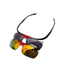 ราคา แว่นตาปั่นจักรยาน 2 เลนส์ เปลี่ยนเลนส์ได้ wolfbase มีกรอบสายตา (11328067946)