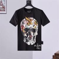 ราคา ผ้าฝ้ายคอกลมPp60 เสื้อยืด พิมพ์ลาย PHILIPP PLEIN SWARROWSKY SKULLfrom S 4XL (17294793041)