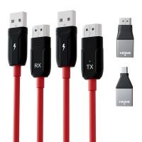 ราคา FEINODI เครื่องส่งและรับสัญญาณ HDMI ไร้สาย Mirroring อะแดปเตอร์ HDMI ไร้สายสำหรับการประชุม ห้องเรียน รองรับ Netflix (20691018025)