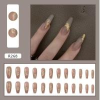 ราคา เล็บปลอม R241 R280 เล็บปลอมสำเร็จรูป เล็บปลอมกันน้ำ เล็บปลอมสำเร็จรูปกล่องละ 24 ชิ้น เล็บปลอมทาสีแล้ว เล็บปลอมสำเร็จรูป (13678671756)
