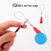 ราคา ลวดคล้องสายสำหรับ Fish Tape ลวดร้อยท่อ Wire Puller Lead Cable 1 เส้น สำหรับงานไฟฟ้า เดินท่อร้อยสายไฟในท่อ (20413004695)
