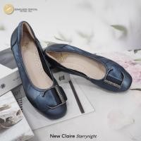 ราคา ทรงปกติ เปลี่ยนไซส์ได้ ไม่รับคืนZenachoo รุ่น New Claire สูง 2 นิ้ว รองเท้าสุขภาพนวัตกรรมแม่เหล็กจากญี่ปุ่น หนังแกะแท้ (15425545394)