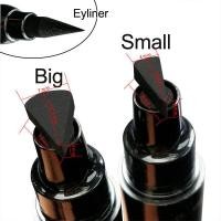 ราคา Horec 2 in 1 อายไลเนอร์ ชนิดน้ำ กันน้ำ หัวใหญ่ Double Head Wing Stamp อายไลเนอร์ ดินสอ Triangle Liquid Eyeliner (16204490706)