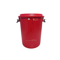 ราคา ถังน้ำมีฝา หูล็อค ถังพลาสติก ถังน้ำ ตรางู 16 แกลลอน (17388686875)