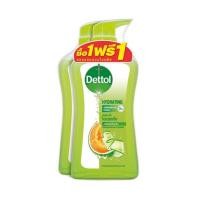 ราคา 1 แถม 1 สบู่เหลวอาบน้ำ Dettol เดทตอล สบู่เหลวอาบน้ำ แอนตี้แบคทีเรีย 500 มล x 2 ขวด (13113560718)