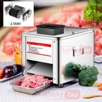 ราคา เครื่องหั่นหมู เครื่องตัดเนื้อ สไลด์เนื้ออัตโนมัติ เครื่องหั่น เครื่องหั่นไฟฟ้า สามารถเลือกใบมีดได้หลายแบบ คุณภาพที่เชื่ (18694317798)