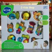 ราคา D Kids Baby Rattles เขย่ามือเด็ก ของเล่นนเด็ก เซ็ต 10 ชิ้น แบรนด์คุณภาพ Huile toys น่ารักสุดๆ (14573777469)