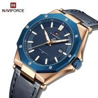 ราคา นาฬิกา NAVIFORCE สำหรับผู้ชายนาฬิกาหนังหลายเหลี่ยมนาฬิกาข้อมือกันน้ำวันที่วันดั้งเดิม9200L ขาตั้งกล้องลำลอง (20902547653)