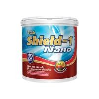 ราคา TOA SHIELD 1 NANO ทีโอเอ ชิลด์ วัน นาโน สีทาอาคาร ทาบ้าน สีขาว ขนาด 3 785 ลิตร 1 แกลลอน (10411578342)