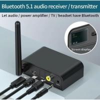 ราคา จอแสดงผล LCD Bluetooth 5 1ตัวรับสัญญาณที่มีเสาอากาศ Optical Coaxial AUX 3 5มม ไร้สายสำหรับทีวี PC ลำโพง (15765749431)