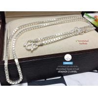 ราคา สร้อยคอเงินแท้92 5 ลาย Box ห้อยพระ 3 องค์ หนัก 2 บาทตัน ยาว 24 28 นิ้ว เนื้อเงินแท้ งานไทย (8388922076)