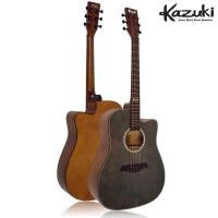ราคา Kazuki กีตาร์โปร่ง 41 นิ้ว คอเว้า รุ่น KZ412C มีให้เลือหน้าไม้มะฮอกกานี ไม้ซีบร้า (390854809)