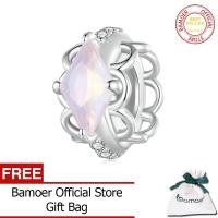 ราคา BAMOER ลูกปัดรูปหมีรูปดาวสีชมพู925เงินสเตอร์ลิงเสน่ห์ของปลาโลมาสำหรับสร้อยข้อมือและกำไลข้อมือผู้หญิงงานประดิษฐ์ทำมือรูปหัวใจสีชมพู SCC2638เครื่องประดับแฟชั่น (20183308804)