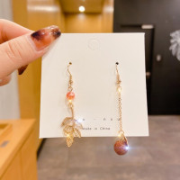 ราคา Korean Fashion Pearl Tassel Rhinestone Temperament Earrings Female 2023 New Exquisite Earrings Gift (19470917617)