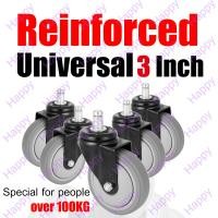 ราคา HAPPY ล้อเก้าอี้สำนักงาน เก้าอี้สำนักงาน PU Swivel Caster ลูกกลิ้งล้อ ล้อเก้าอี้ ล้อ 5PCS Office Chair Caster Wheels Rubber Caster Wheels Replacement Office Chair Caster Polyurethane Wheels (149529701
