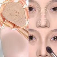 ราคา DragonRanee Xixi แบบพกพาขนาดเล็กบลัชออนลายหมีน่ารักแป้งพัฟทาหน้าสีแดงสดติดทนนานครีมทาแก้มสีส้มพีชสีชมพู (18627650329)