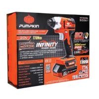 ราคา PUMPKIN 50261 INFINITY POWER 20V สว่านไขควงกระแทกไร้สาย1 4นิ้ว ไร้แปรงถ่าน 20V Li ion INF 65ICBL (10929416806)