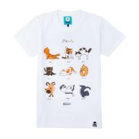 ราคา Coollision เสื้อยืดสกรีนลาย แมวญี่ปุ่น ผ้าCotton100 เสื้อลายแมว (18864197088)
