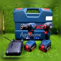 ราคา BOSCH SET สว่านกระแทก ไขควงกระแทก ไร้สาย รุ่น GDX 18V 200 GSB 185 LI มอเตอร์ Brushless อุปกรณ์ครบชุด (20523295789)