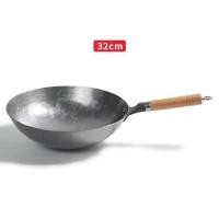 ราคา Onetwone กระทะเหล็กมีด้ามจับไม้ Handmade เครื่องทำวาฟเฟิลกระทะจีนเหล็กหล่อแบบดั้งเดิมกระทะเหล็กหม้ออาหาร Professional Chef Pan มีด้ามจับไม้ Non เคลือบแก๊สหม้อหุงข้าวสำหรับร้านอาหาร (8406786349)