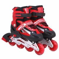 ราคา รองเท้าสเก็ต โรลเลอร์เบลด Roller Skate Red (133075293)