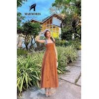 ราคา พร้อมส่ง S 4XL GANNIESHOP P31 Maxi dress เดรส เดรสยาว เดรสสายเดี่ยว เดรสสีส้ม เดรสสีน้ำตาล เดรสสีขาว เดรสสาวอวบ เดรสลายดอกไม้ ใส่ไปทะเล (18286214333)